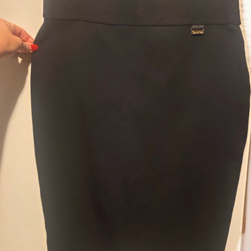 Calvin Klein Black Knee-Length Pencil Skirt